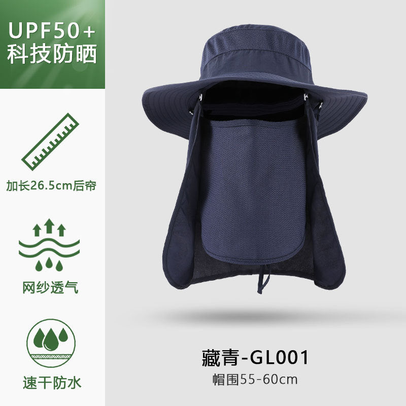 Summer outdoor quick-drying sun protection hat fishing cap