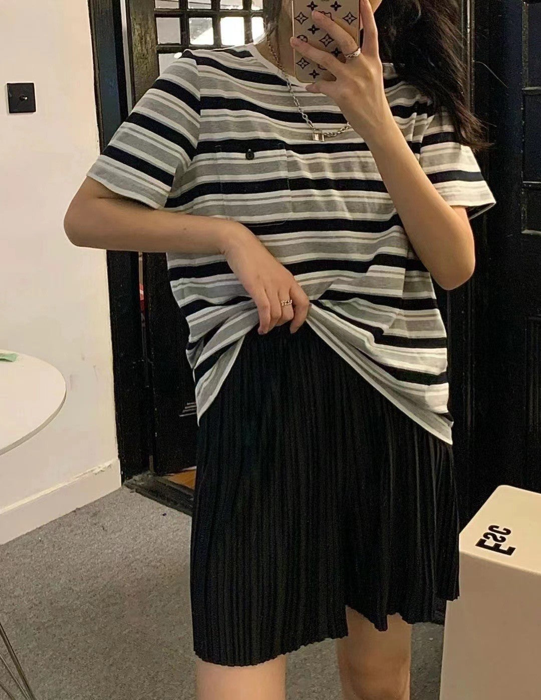 Summer Thin Pleated Pants Casual Versatile Wide-Leg Women's Pants