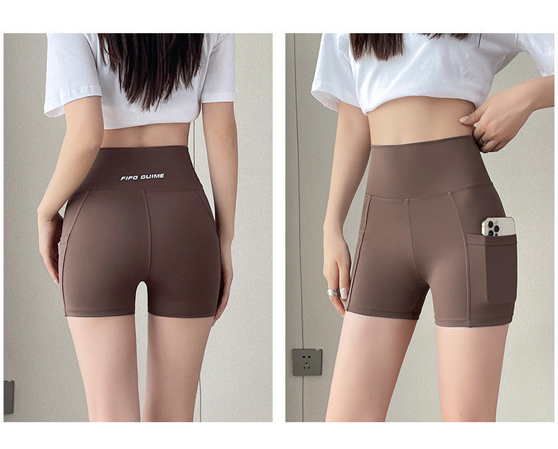 New Pocket Three-Quarter Thin Yoga Pants