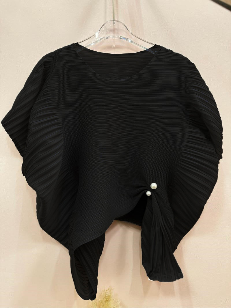 Pleated Series A-line Skirt High-end Feel Half Skirt