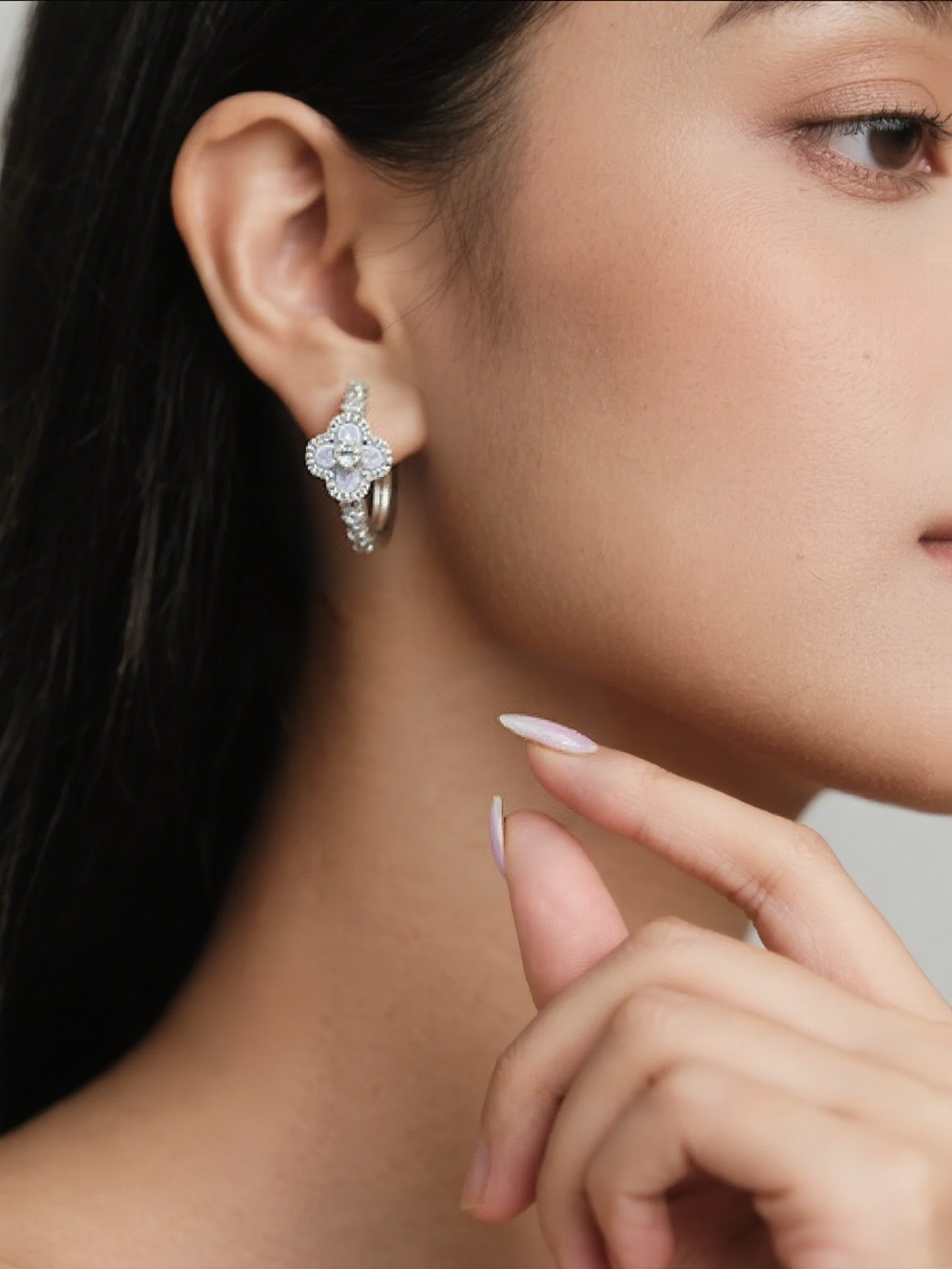 French Style Petite Flower Earrings