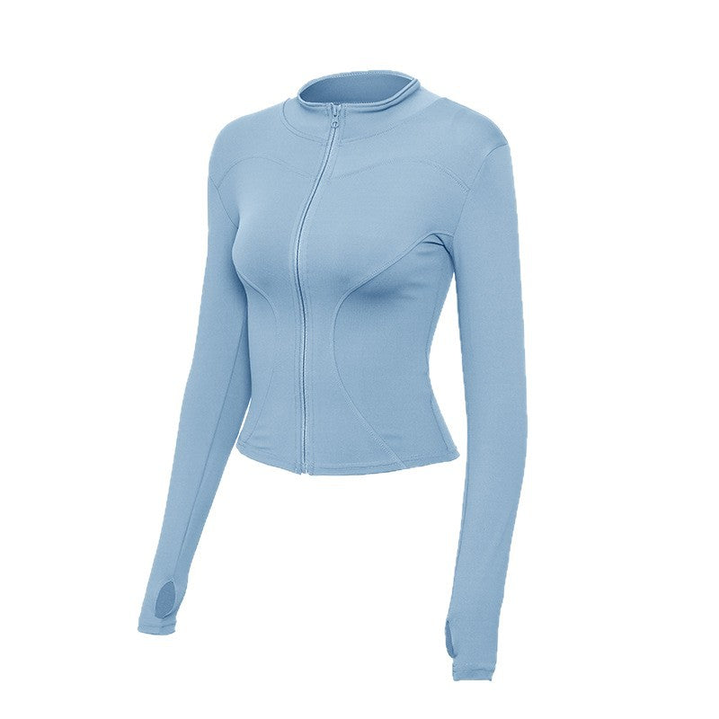 Grgr Sun Protection Quick-Dry Slim Fit Breathable High Elastic Yoga Wear