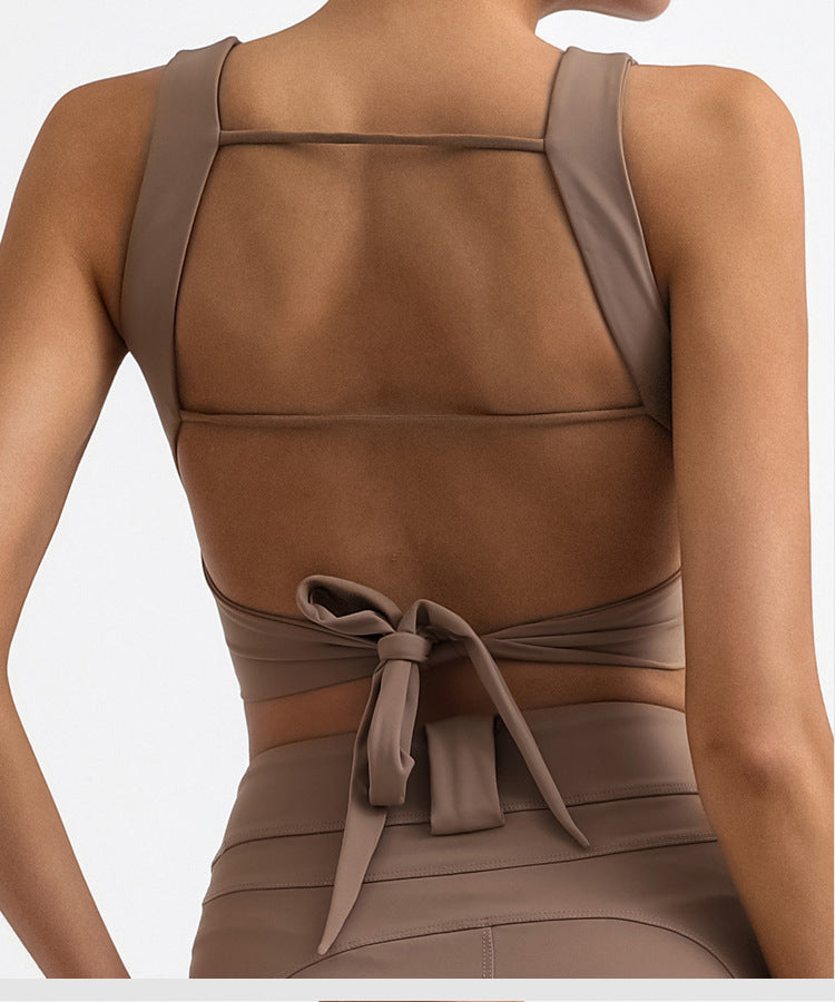 High Elasticity Quick-Dry Padded Bare-Feel Yoga Camisole