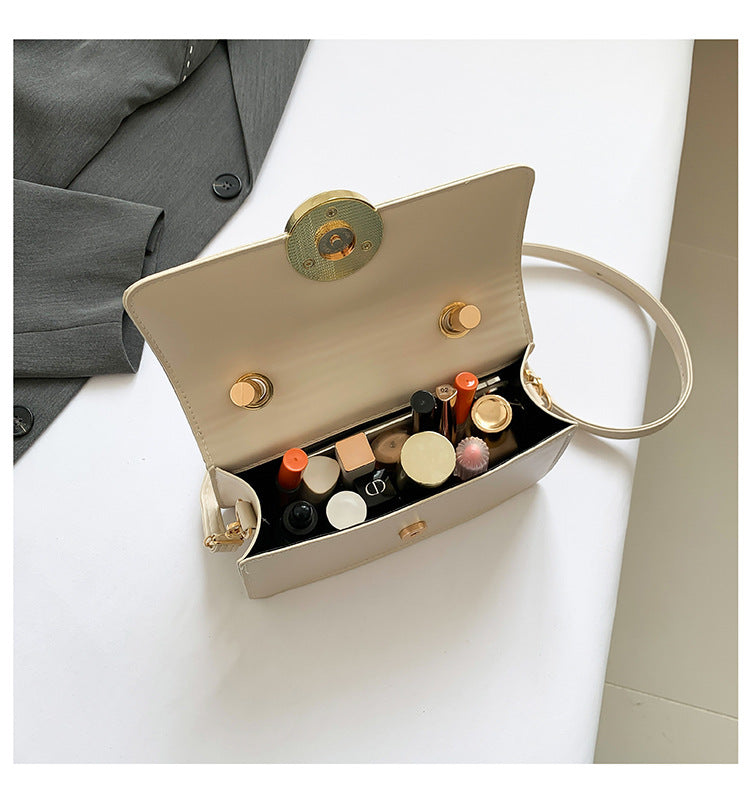 One-Shoulder Simple Crossbody Portable Small Square Bag