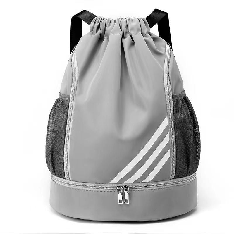 Drawstring Large Capacity Lightweight Dry-Wet Separation Swimming Travel Bag
