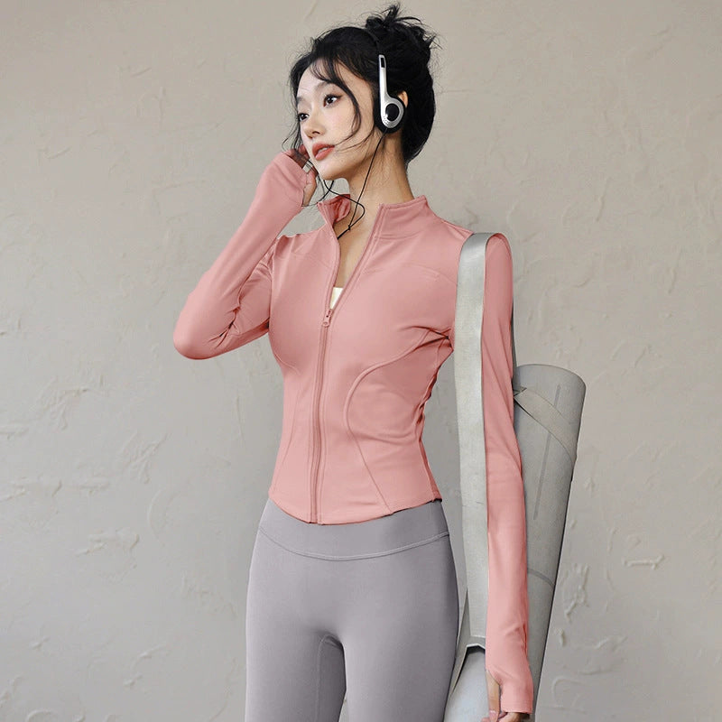 Grgr Sun Protection Quick-Dry Slim Fit Breathable High Elastic Yoga Wear