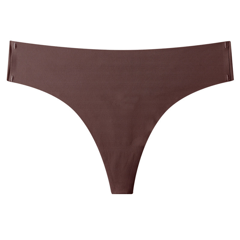 T-shaped Seamless Skin-friendly Bare-feel Sports Yoga Invisible Underwear