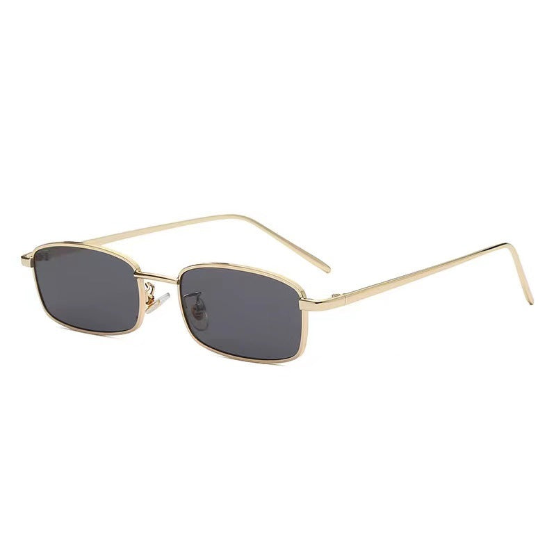 Small Square fashion Metal Sunglasses