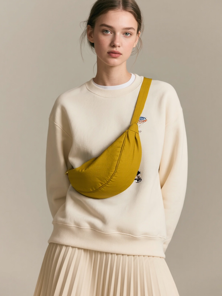 Large Capacity Casual Unisex Nylon Shoulder Bag