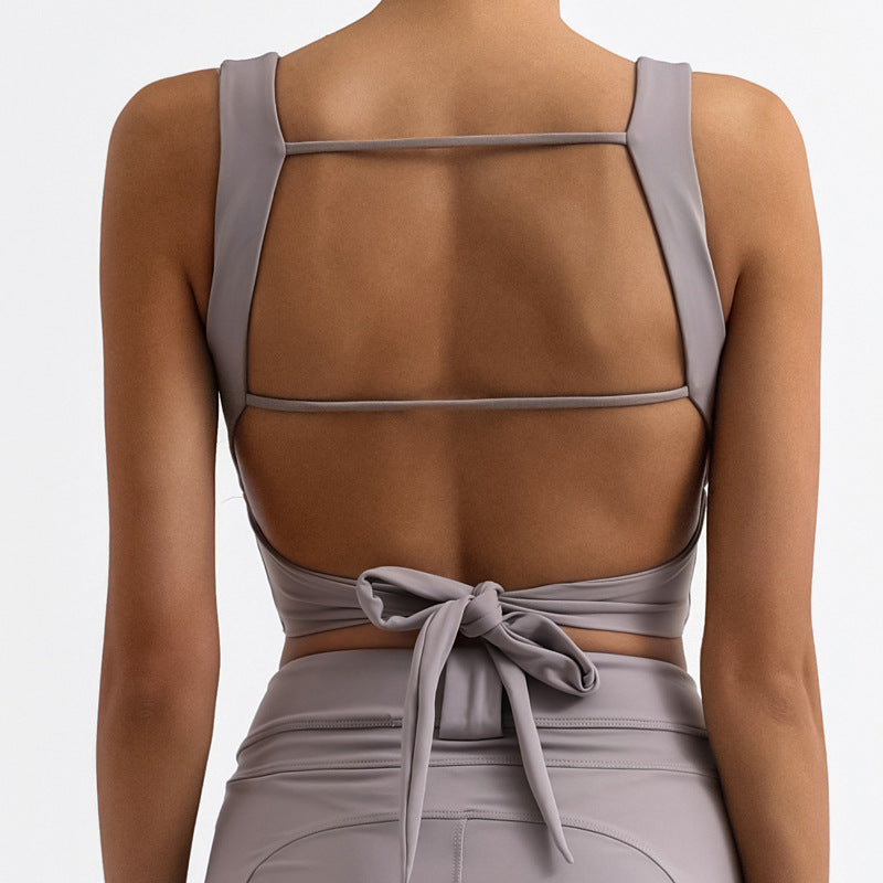 High Elasticity Quick-Dry Padded Bare-Feel Yoga Camisole