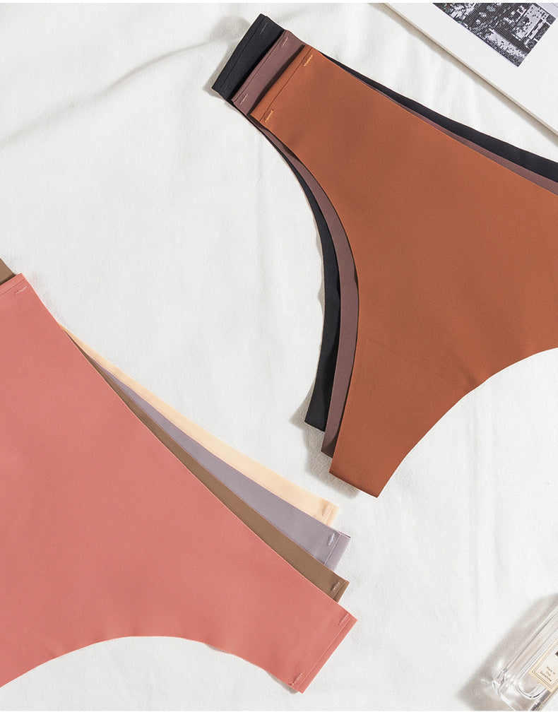 T-shaped Seamless Skin-friendly Bare-feel Sports Yoga Invisible Underwear
