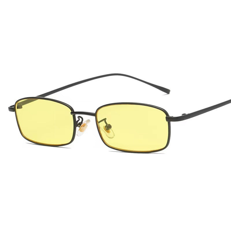 Small Square fashion Metal Sunglasses