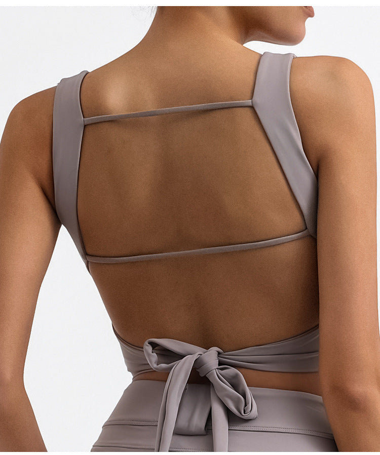High Elasticity Quick-Dry Padded Bare-Feel Yoga Camisole
