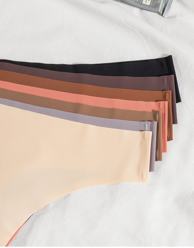 T-shaped Seamless Skin-friendly Bare-feel Sports Yoga Invisible Underwear