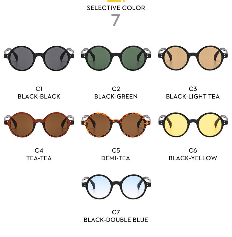 Retro Round Unisex Sunglasses