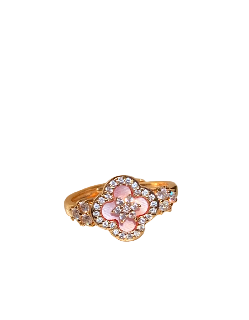 Pink Fritillary Flower Ring