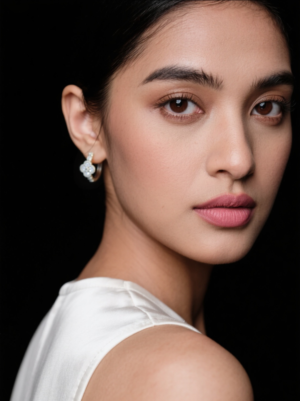 French Style Petite Flower Earrings
