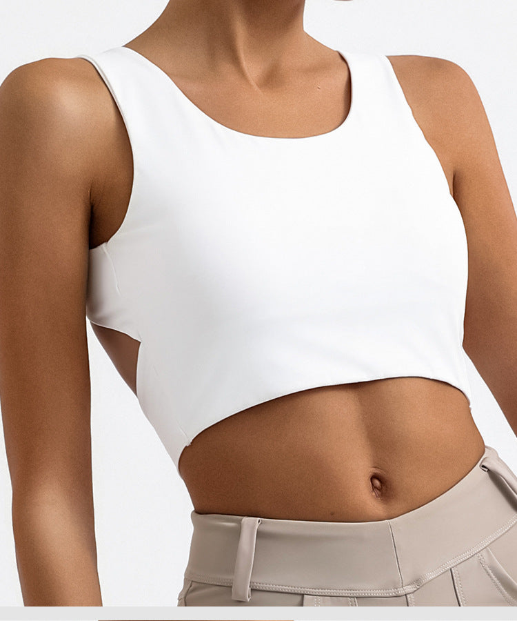 High Elasticity Quick-Dry Padded Bare-Feel Yoga Camisole