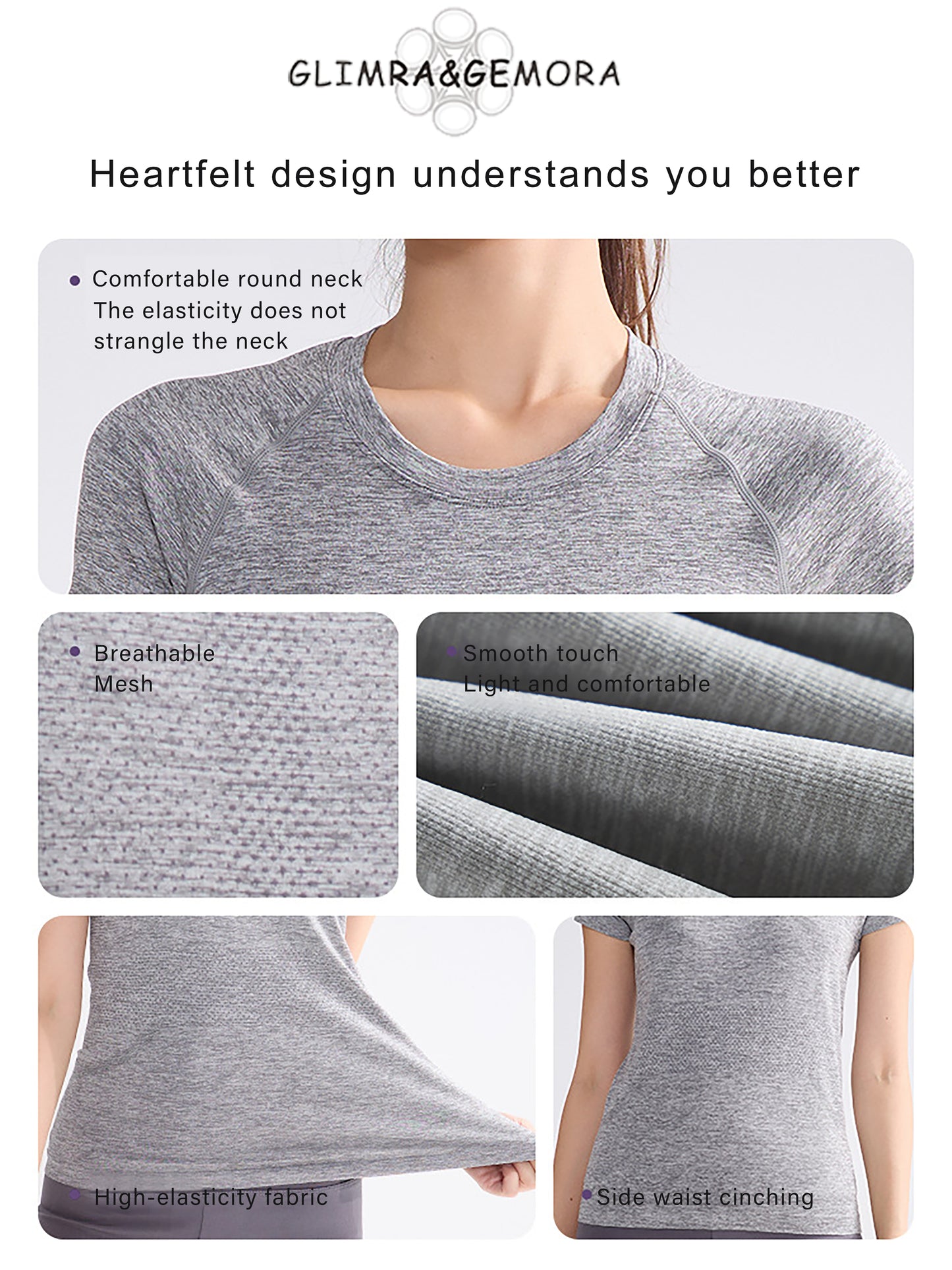 New sports short-sleeved quick-drying T-shirt