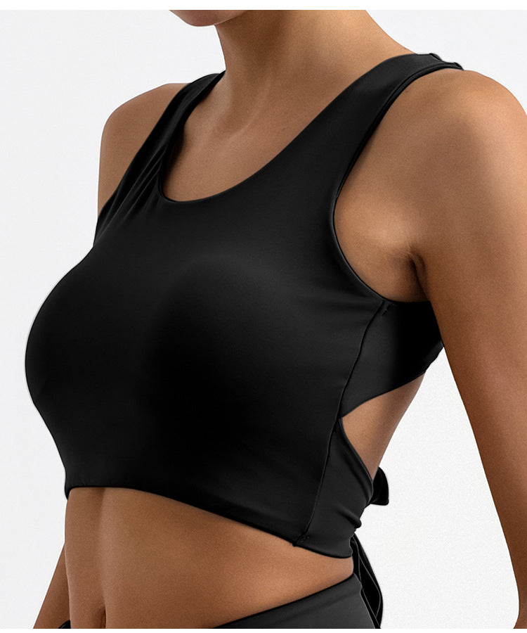 High Elasticity Quick-Dry Padded Bare-Feel Yoga Camisole