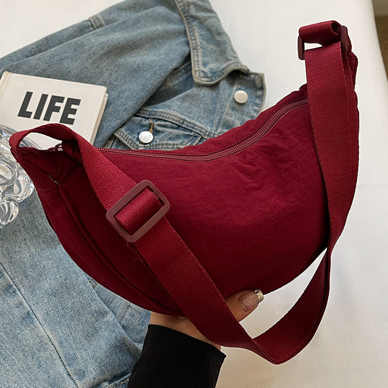 Large Capacity Casual Unisex Nylon Shoulder Bag