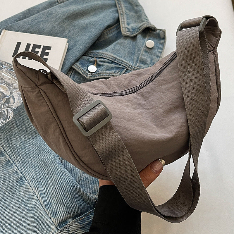 Large Capacity Casual Unisex Nylon Shoulder Bag