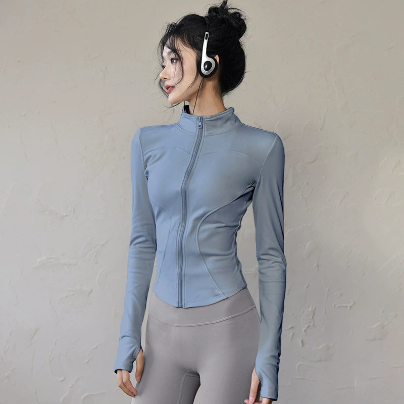 Grgr Sun Protection Quick-Dry Slim Fit Breathable High Elastic Yoga Wear