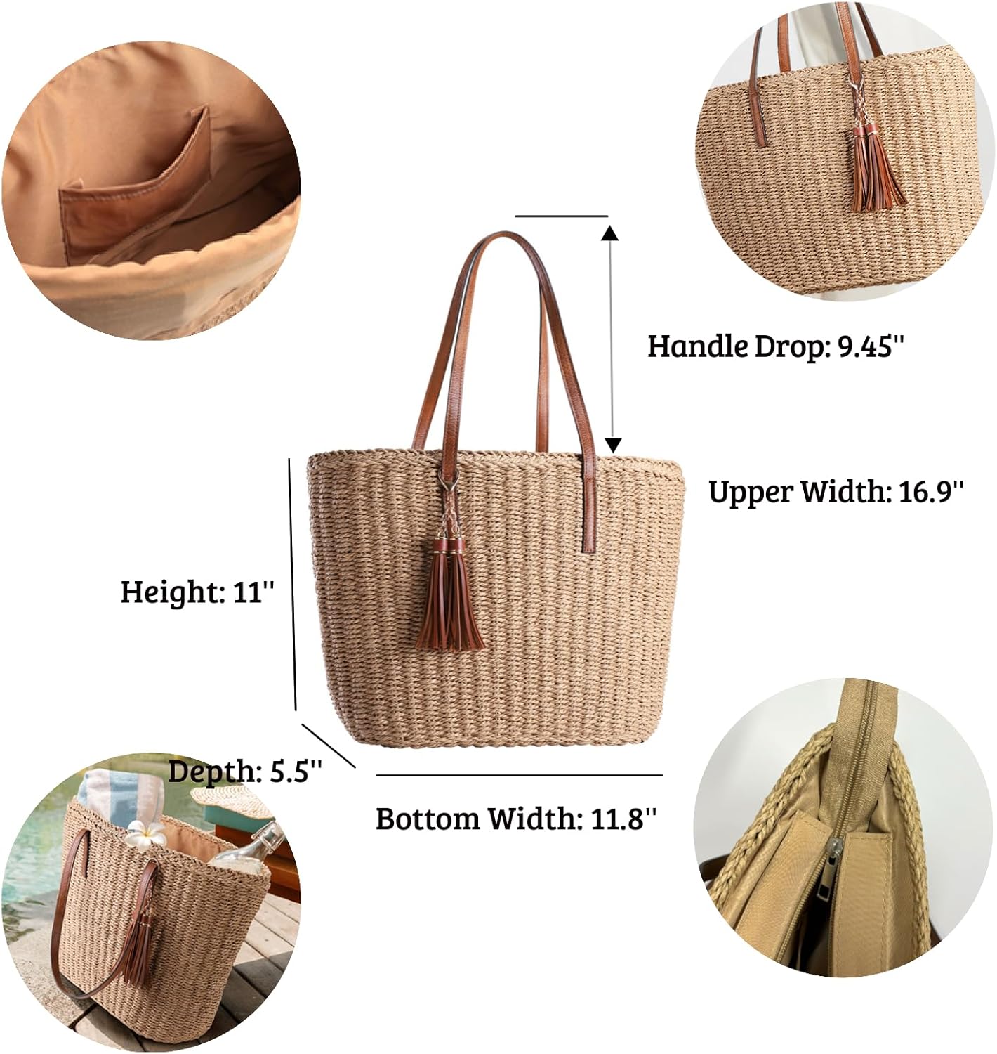 Women's Straw Totes