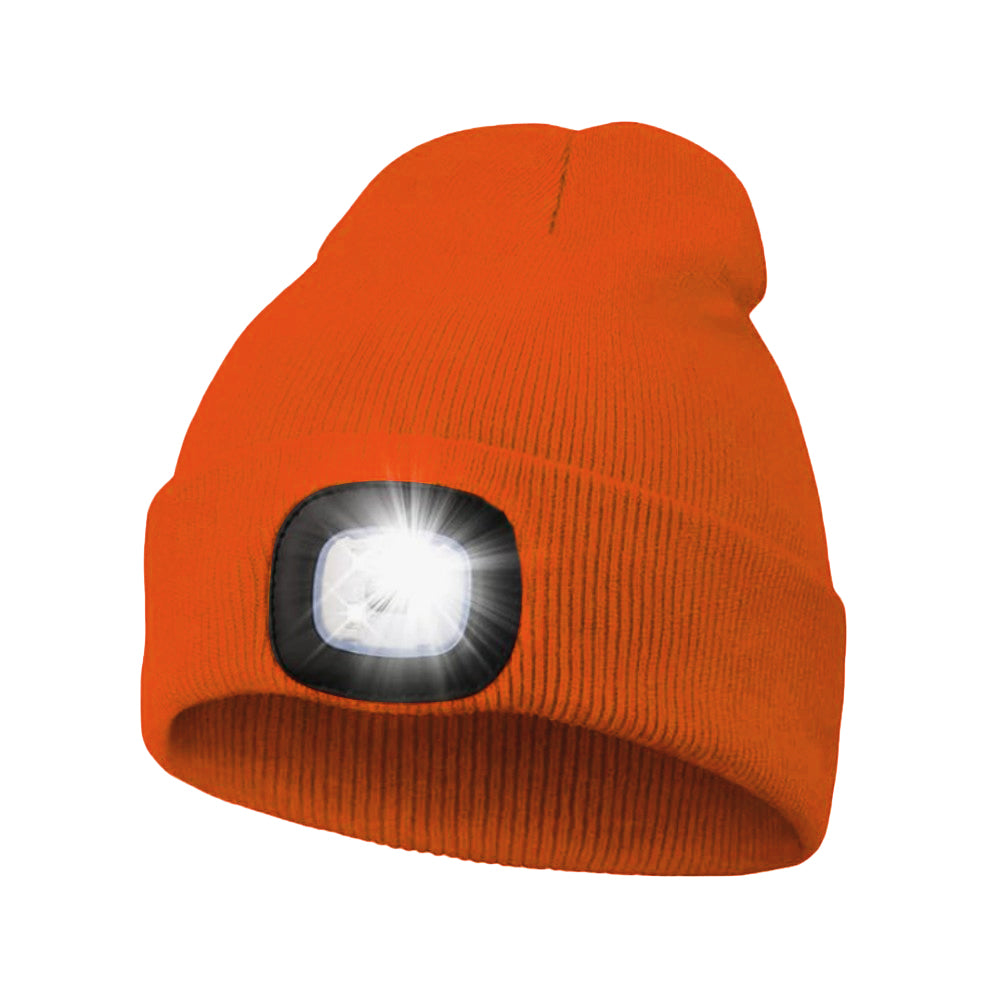 Outdoor LED Warm Lighting Knitted Hat Night Walking Hat Fishing Hat Glowing LED Knitted Hat Outdoor