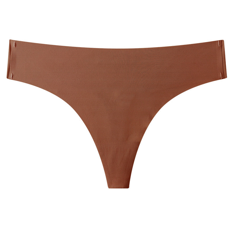T-shaped Seamless Skin-friendly Bare-feel Sports Yoga Invisible Underwear
