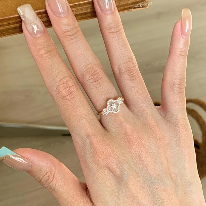 Pink Fritillary Flower Ring