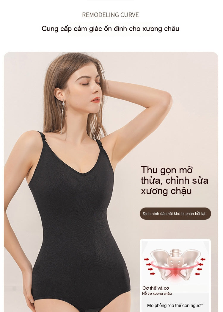 Seamless Triangle-breasted Open Sling Belly Shaper