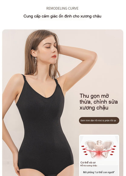 Seamless Triangle-breasted Open Sling Belly Shaper