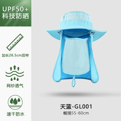 Summer outdoor quick-drying sun protection hat fishing cap
