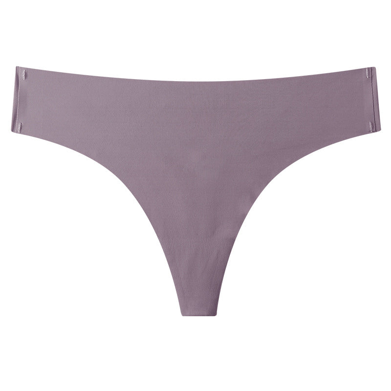 T-shaped Seamless Skin-friendly Bare-feel Sports Yoga Invisible Underwear