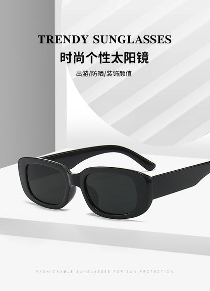 Vintage Square Frame Cat Eye Sunglasses