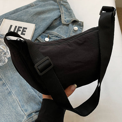 Large Capacity Casual Unisex Nylon Shoulder Bag