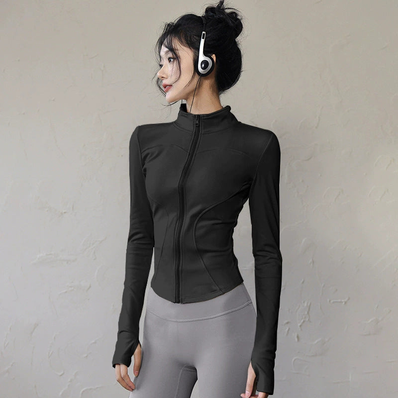 Grgr Sun Protection Quick-Dry Slim Fit Breathable High Elastic Yoga Wear