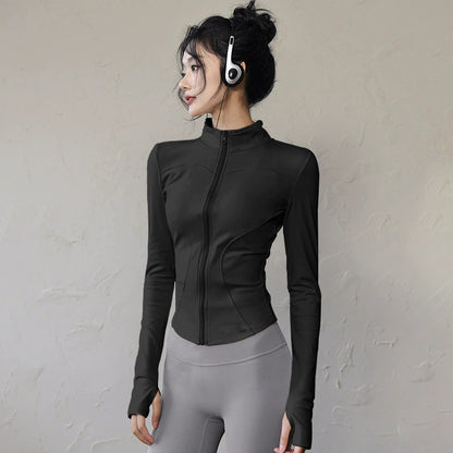 Grgr Sun Protection Quick-Dry Slim Fit Breathable High Elastic Yoga Wear