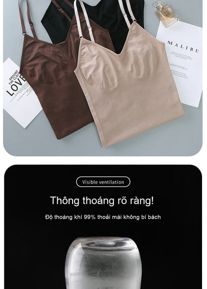 Seamless Triangle-breasted Open Sling Belly Shaper