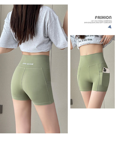 New Pocket Three-Quarter Thin Yoga Pants