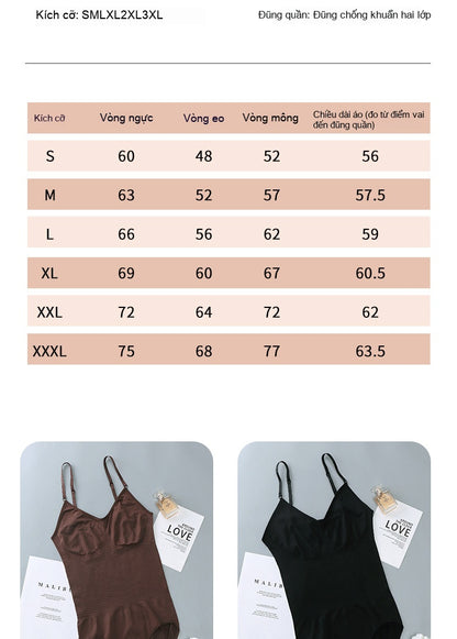 Seamless Triangle-breasted Open Sling Belly Shaper