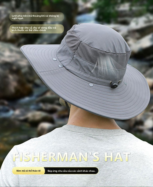 Summer outdoor quick-drying sun protection hat fishing cap