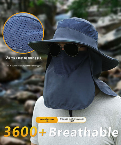 Summer outdoor quick-drying sun protection hat fishing cap