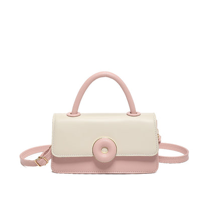 One-Shoulder Simple Crossbody Portable Small Square Bag