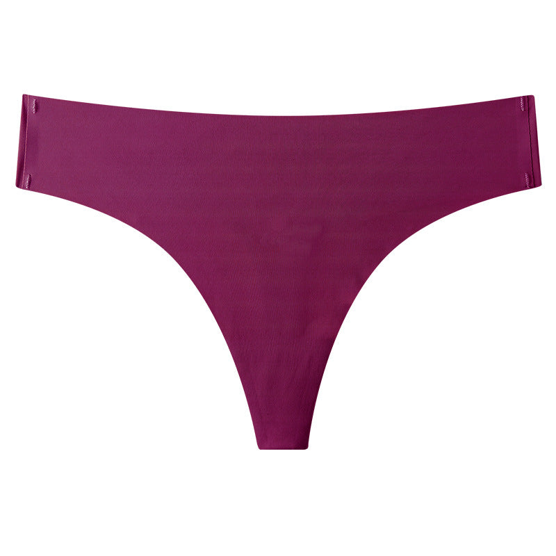 T-shaped Seamless Skin-friendly Bare-feel Sports Yoga Invisible Underwear