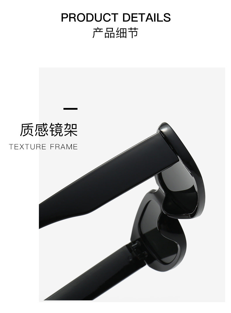 Vintage Square Frame Cat Eye Sunglasses
