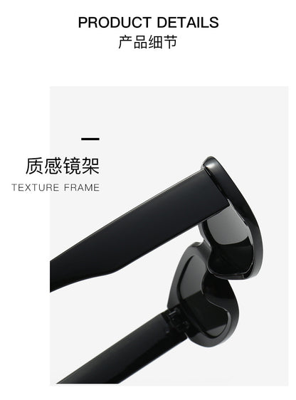 Vintage Square Frame Cat Eye Sunglasses