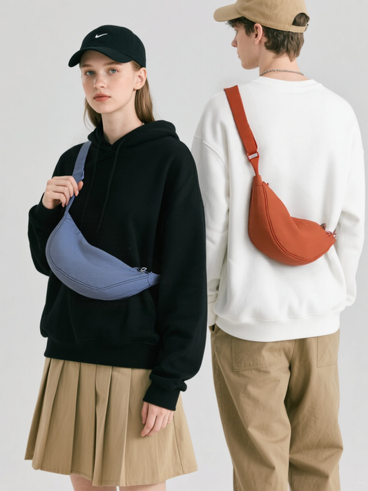 Large Capacity Casual Unisex Nylon Shoulder Bag