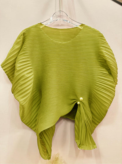 Pleated Series A-line Skirt High-end Feel Half Skirt